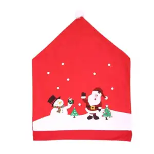Adorno con forma de gorro navideño gigante con estampado de santa cla…
