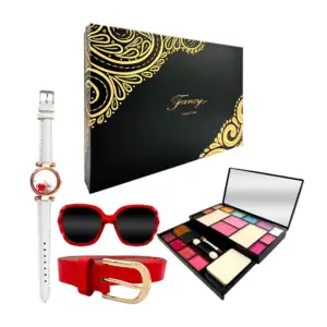 Kit de regalo para dama con cinturón, lentes de sol, reloj de mano y …