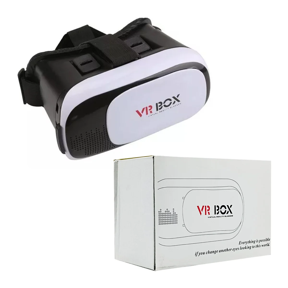 Lentes de realidad virtual 3d con control remoto / vr box