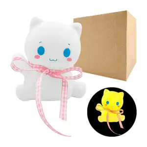 Figura lámpara decorativa en forma de animalito con luz led cálida y …