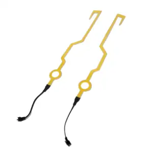 Tira led amarilla wanergy para casco de motocicleta 380x35mm / 411148