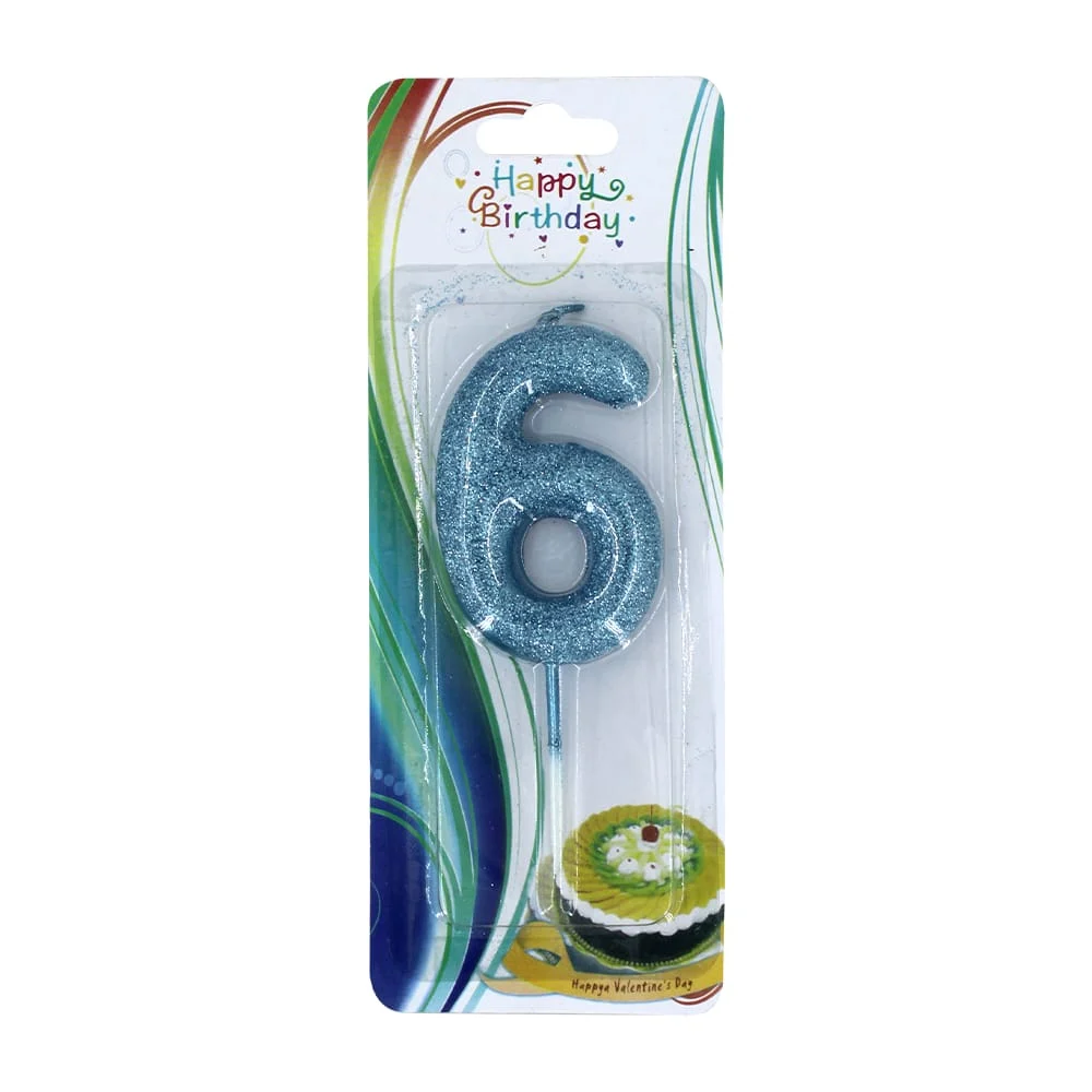 1pza Vela de cumpleaños con forma de numero con diamantina / happy bi…