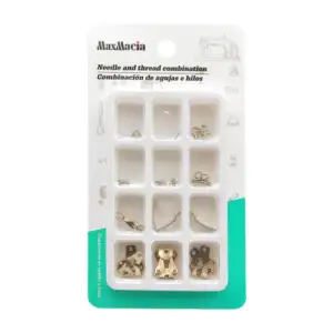 Blíster con broches y ganchos para la costura de la ropa, metalicos, …