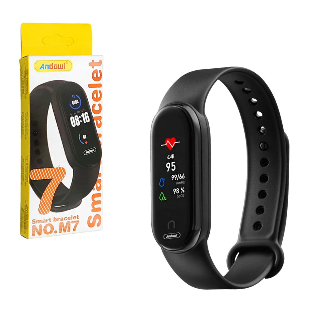 Pulsera inteligente / smart bracelet m7 andowl con sensor de ritmo ca…