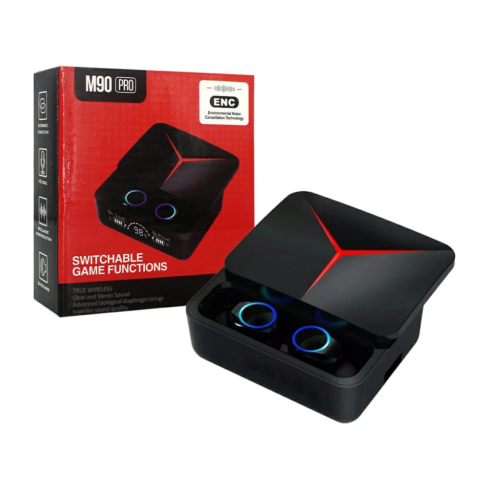 Audífonos inalámbricos bluetooth m90 pro con pantalla led indicadora …