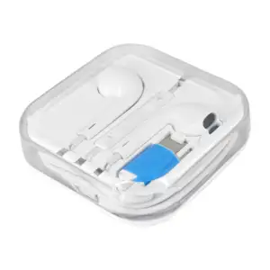 Auriculares alámbricos moreka tipo earphones, con botones de reproduc…