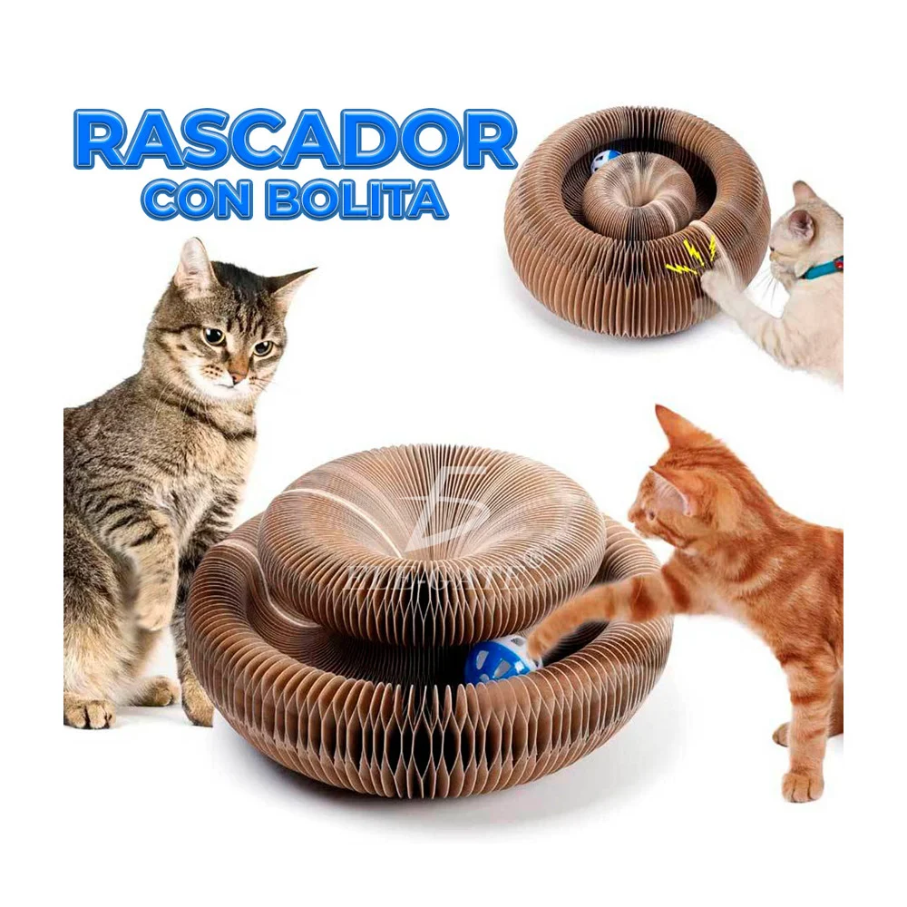 Rascador para gatos cambiaformas, retráctil / mas.102