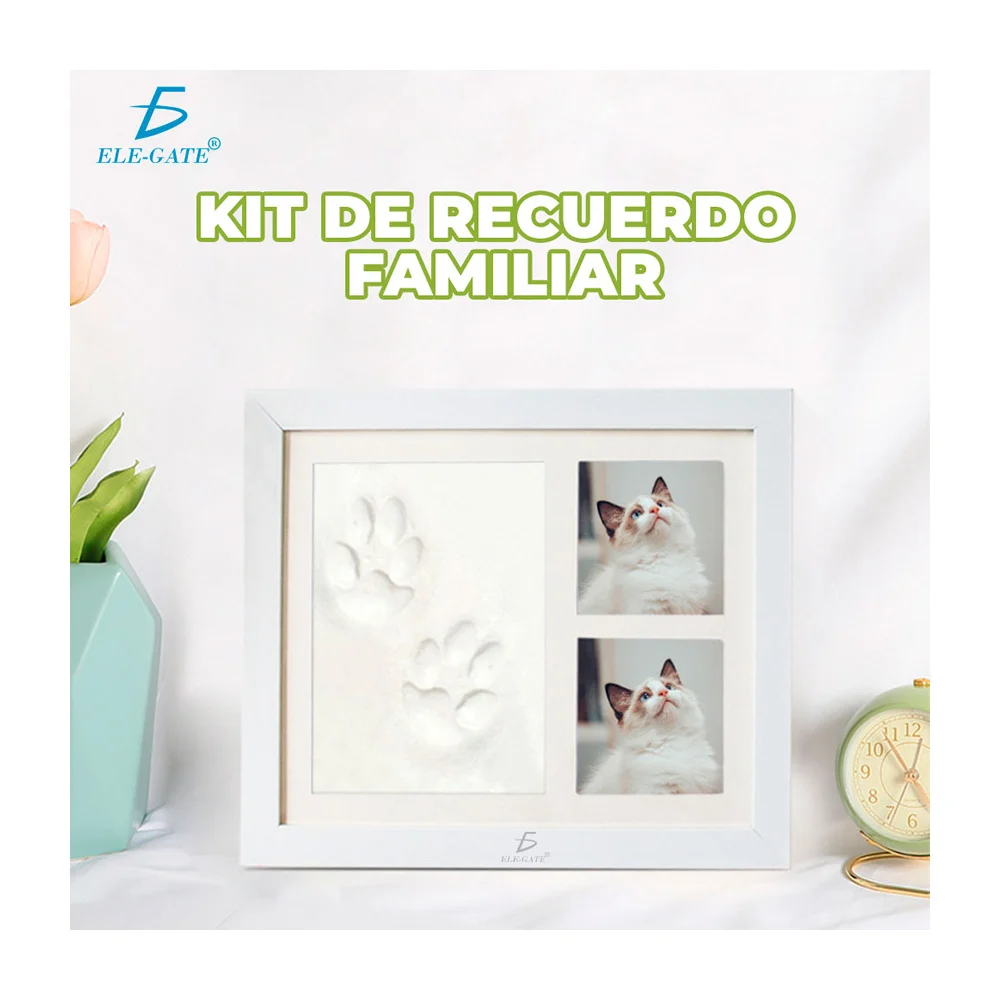 Marco de fotos para bebés o mascotas con manualidad de impresión para…