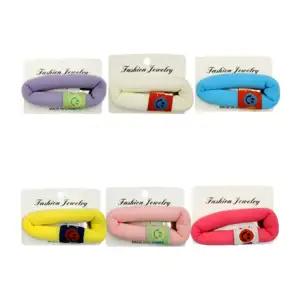 Paquete 6 broches grandes para el cabello, diseño de dona y carita fe…