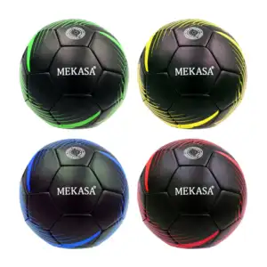 Balón de fútbol no.5 con diseño bicolor estampado en tonalidad matte,…