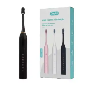 Cepillo dental eléctrico buytiti recargable con 6 velocidades + 4 cab…