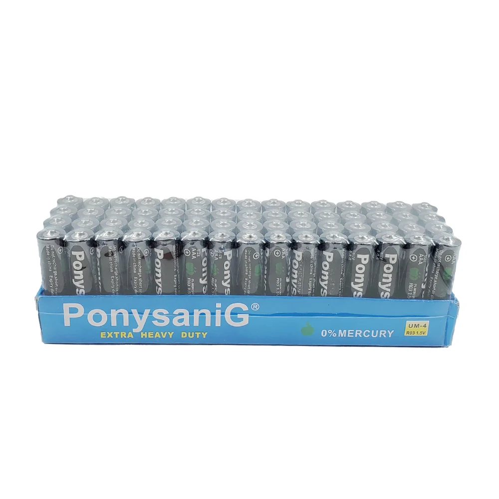 Paquete con 15 blísters de 4 pilas aaa ponysanig o penasureg de 1.5v …