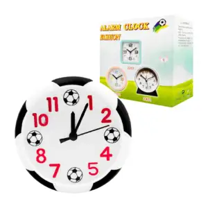 Reloj despertador para escritorio con forma de balón, variedad de mod…