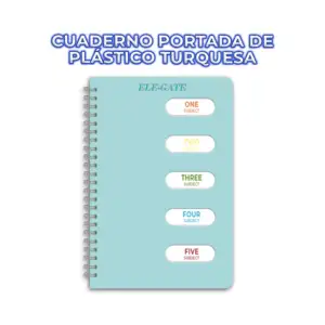 Libreta cuaderno de raya tamaño a5 coreano con portada de plástico tu…