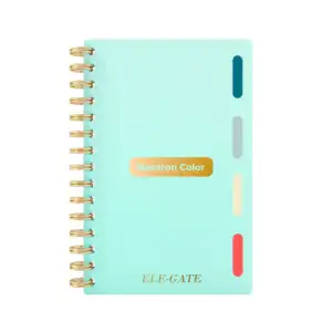 Libreta cuaderno tamaño a5 de raya con 80 hojas y 4 separadores de di…