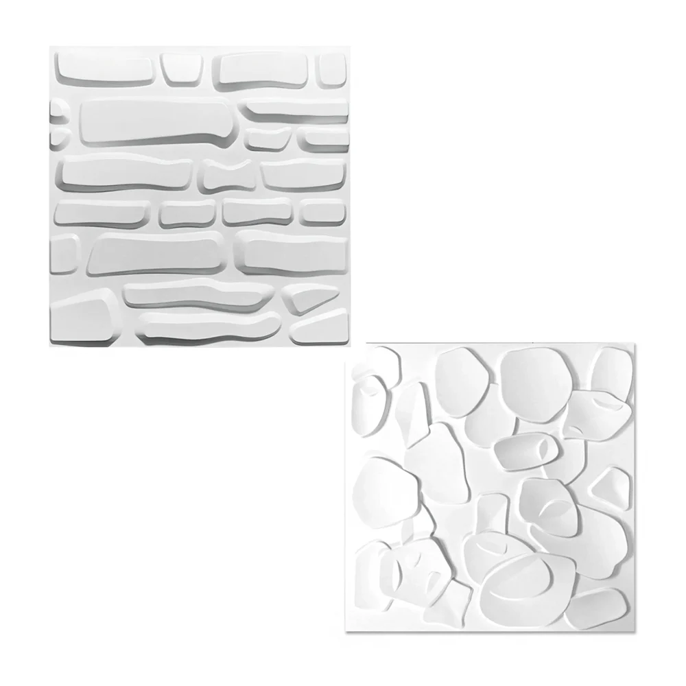 1pza Panel con efecto 3d para la pared, 50x50cm, variedad de modelos …