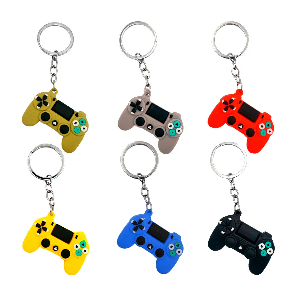 Paquete con 12 llaveros de plástico en forma de joystick / control, v…