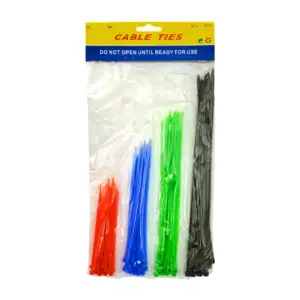 Paquete con cinchos de 4 diferentes colores y medidas / cable ties / …