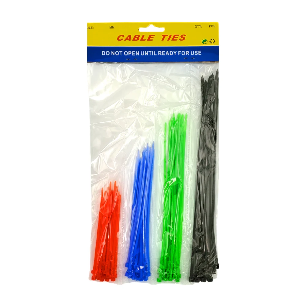 Paquete con cinchos de 4 diferentes colores y medidas / cable ties / …