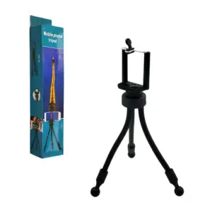 Soporte tripie con base flexible de 26cm, color negro / mobile phone …