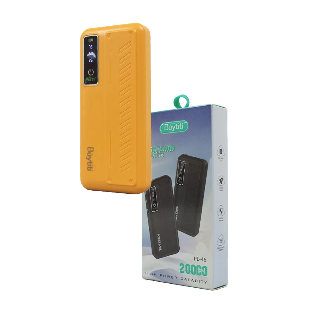 Power bank / batería portátil buytiti de 20000mah, con pantalla recta…
