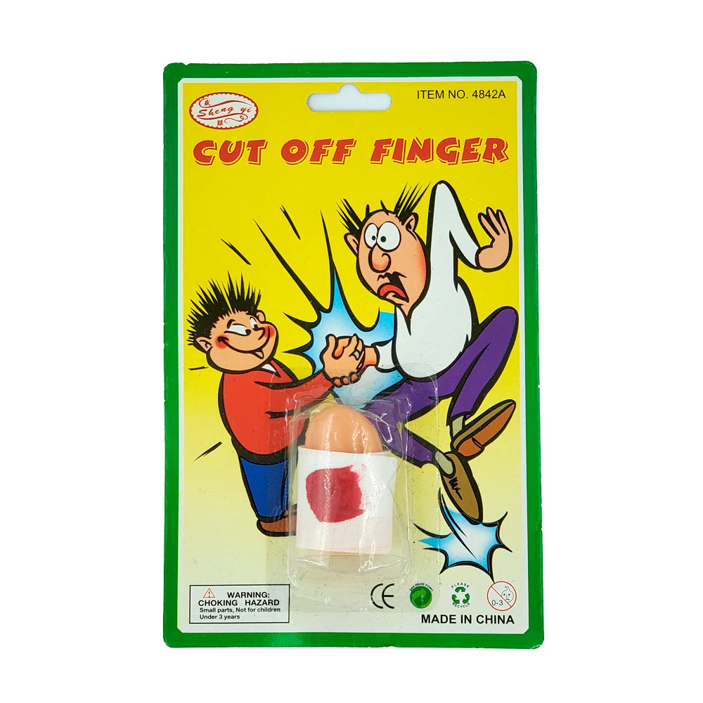 1pza Juguete de broma con forma de dedo cortado con curita / cut off …