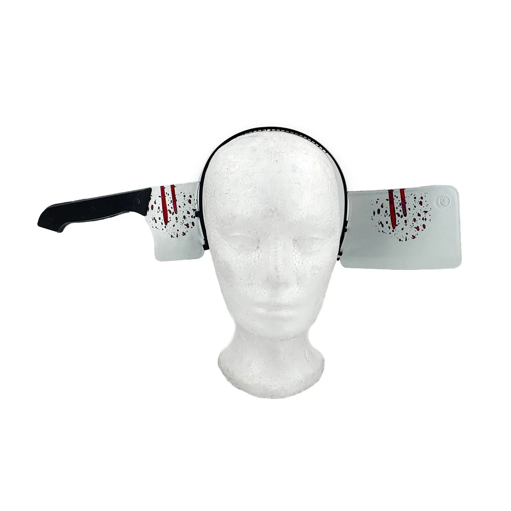 Diadema con simulación de cuchillo para disfraz de halloween / bloody…