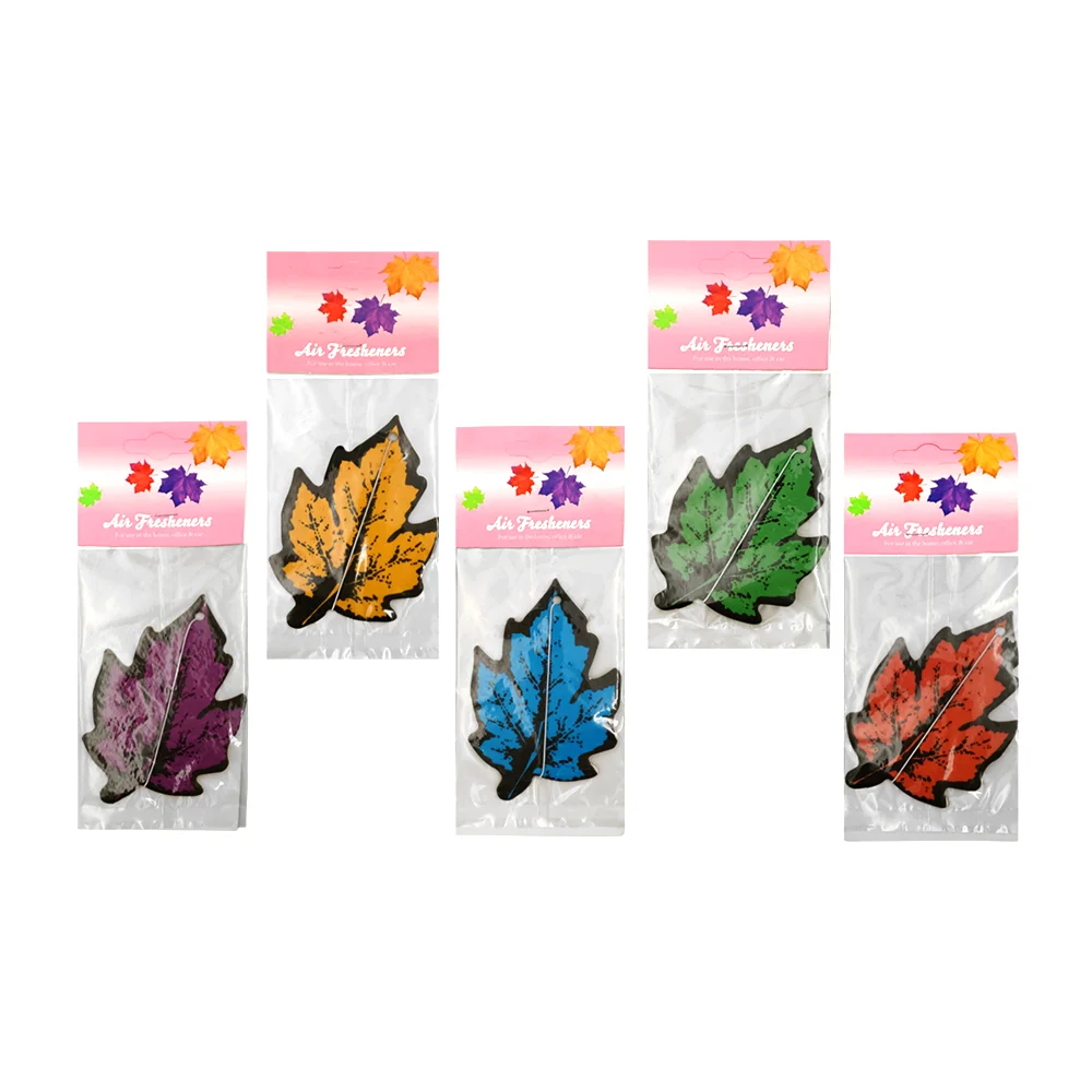 1pza Ambientador aromatizante colgante en forma de hojas de árbol pun…