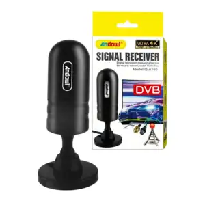 Antena / receptor de señales andowl dvb con resolución 4k para televi…