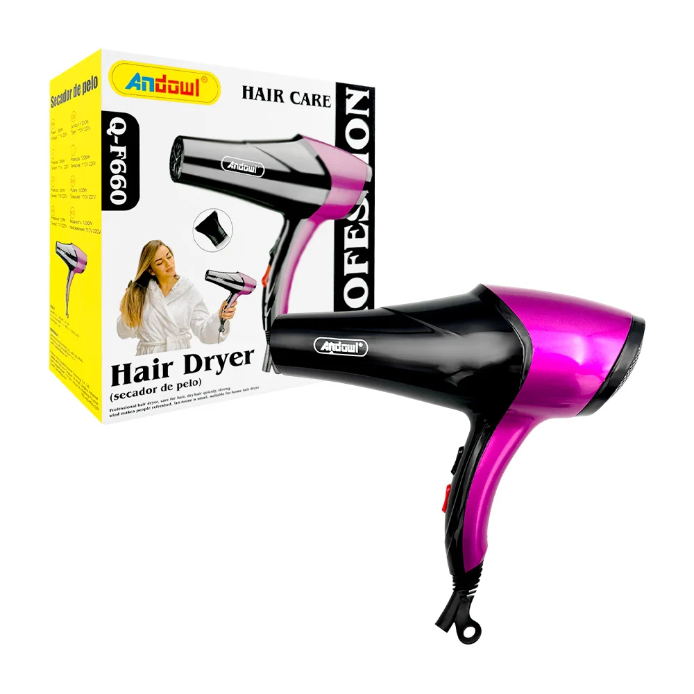 Secadora profesional andowl con cabezal intercambiable y 2 niveles de…