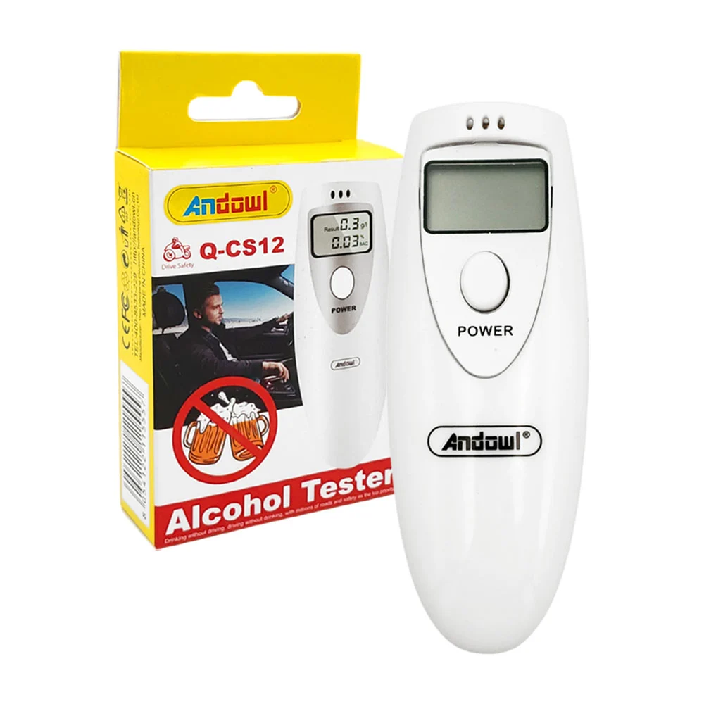 Detector probador andowl con medidor digital de concentración de alco…