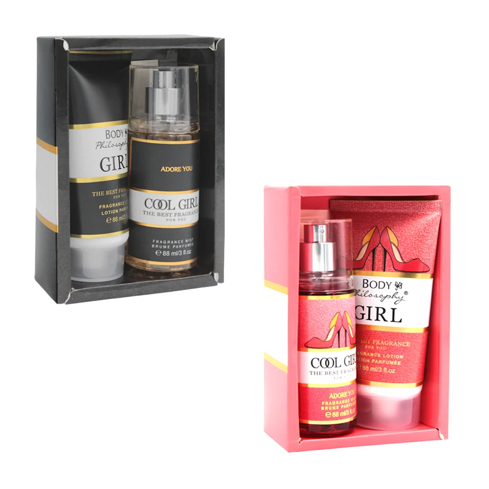 Kit perfume cool girl de 88ml + loción body philosophy girl de 88ml /…
