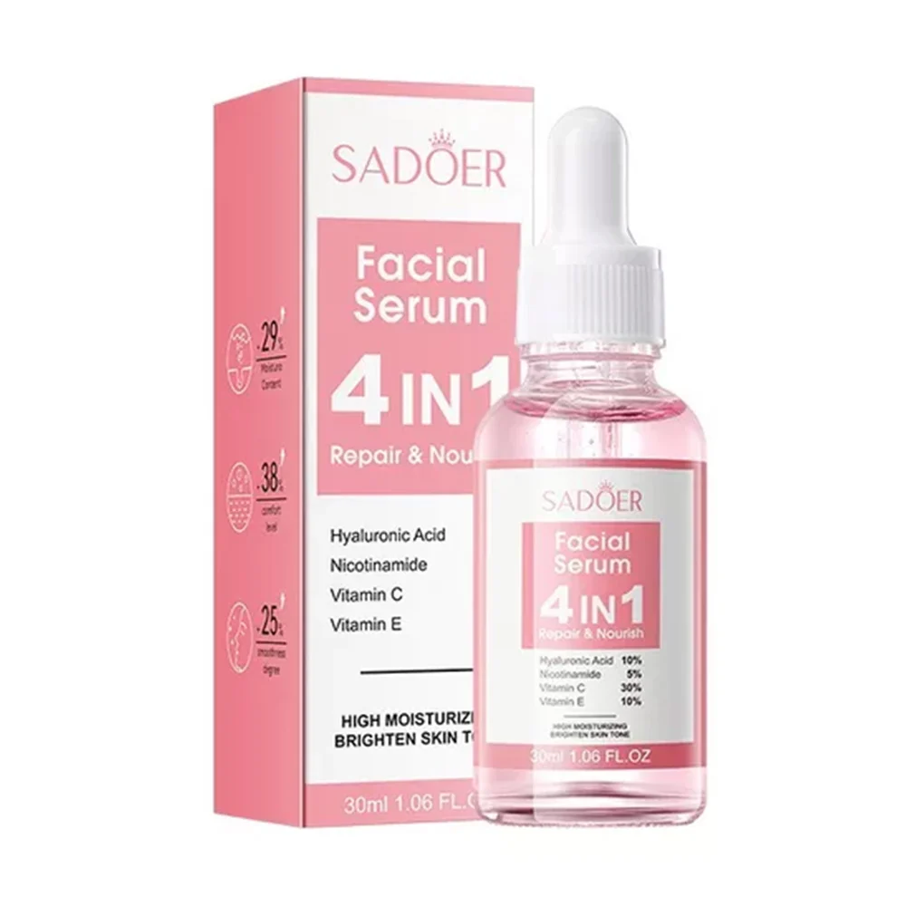 Suero serum facial reparador 4 en 1 sadoer con extracto de vitamina c…