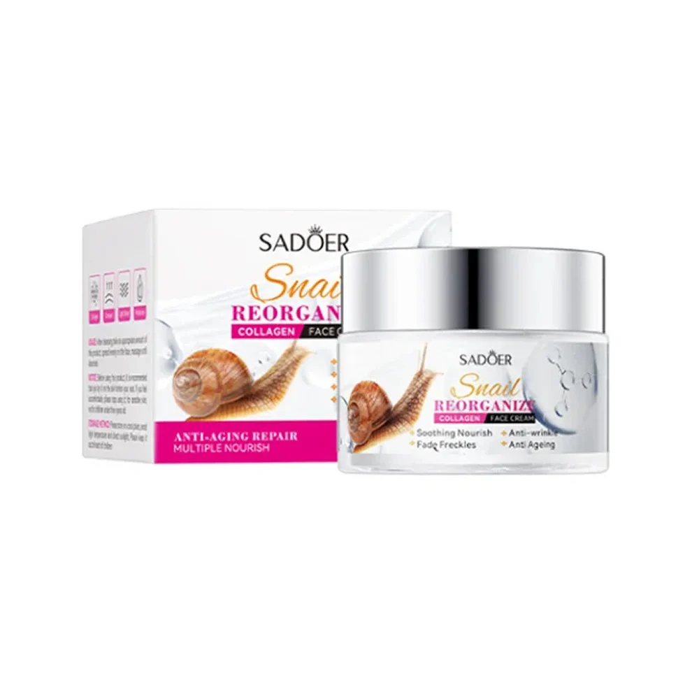 Crema facial sadoer con baba de caracol hidratante para las arrugas, …