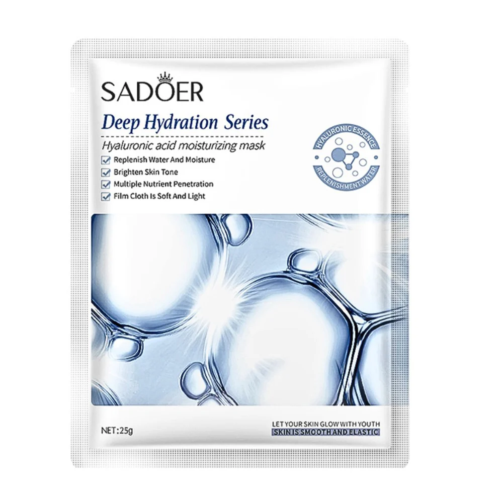 Mascarilla facial de hidratación profunda sadoer con extracto de ácid…