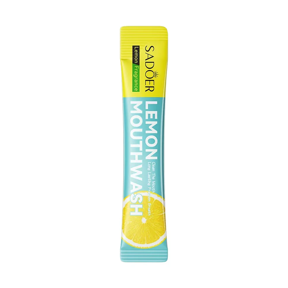 1pza Enjuague bucal sadoer con sabor limón para un aliento fresco, 10…