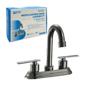 Mezcladora para lavabo solvex de 4 pulgadas, metálica y ahorradora / …