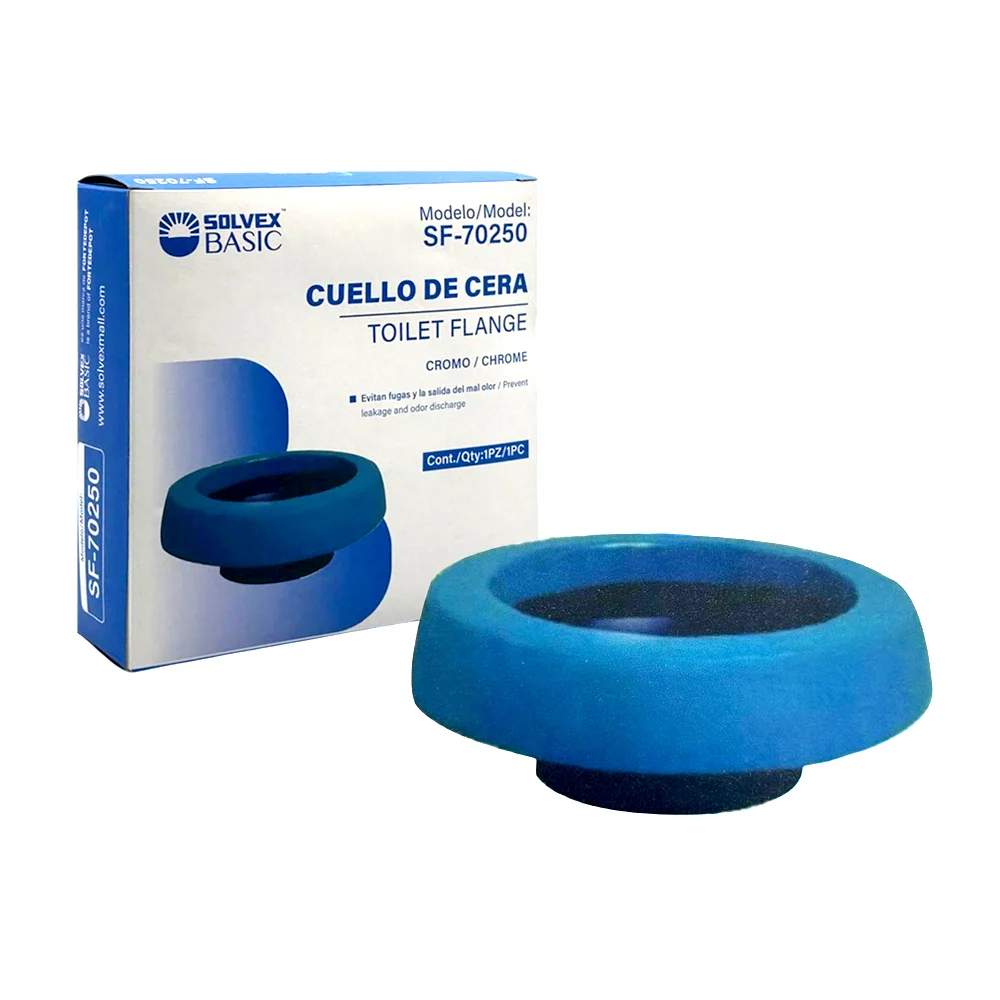 Cuello de cera para wc evita fuga y salida del mal olor, 13cm / solve…