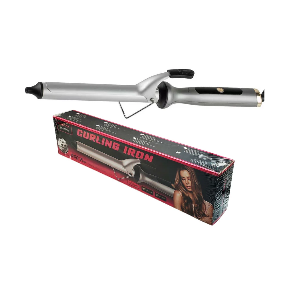 Ferro / rizador profesional de titanio para el cabello, con alcance d…