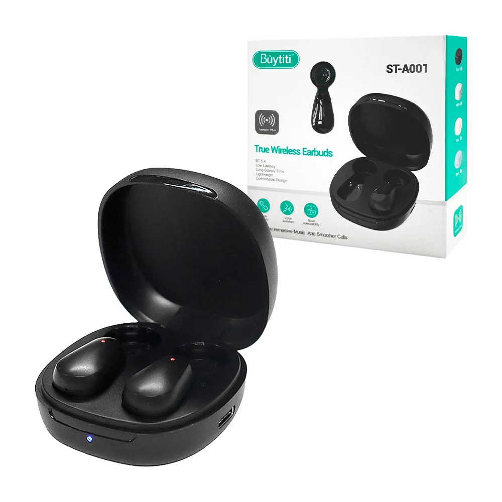 Audífonos inalámbricos bluetooth tipo earbuds con diseño ergonómico, …