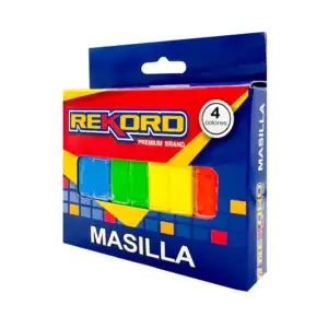 Paquete con 4 plastilinas rekord en colores diferentes / arcilla / ma…
