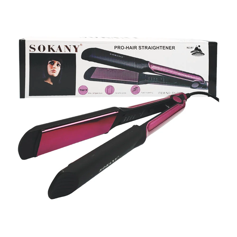 Plancha alisadora de cabello, con revestimiento cerámico, 40w / fx-65…