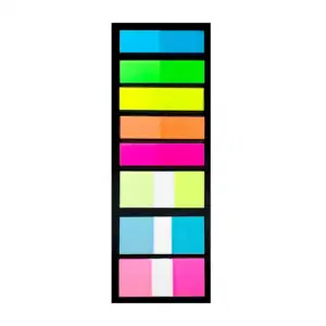 Post it adhesivos rectangulares en color neón paquete con 8 bloques d…