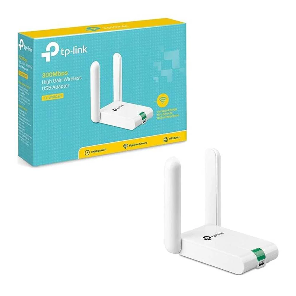 Adaptador de red inalámbrico usb v5 2.4ghz con 2 antenas de 3dbi 300m…