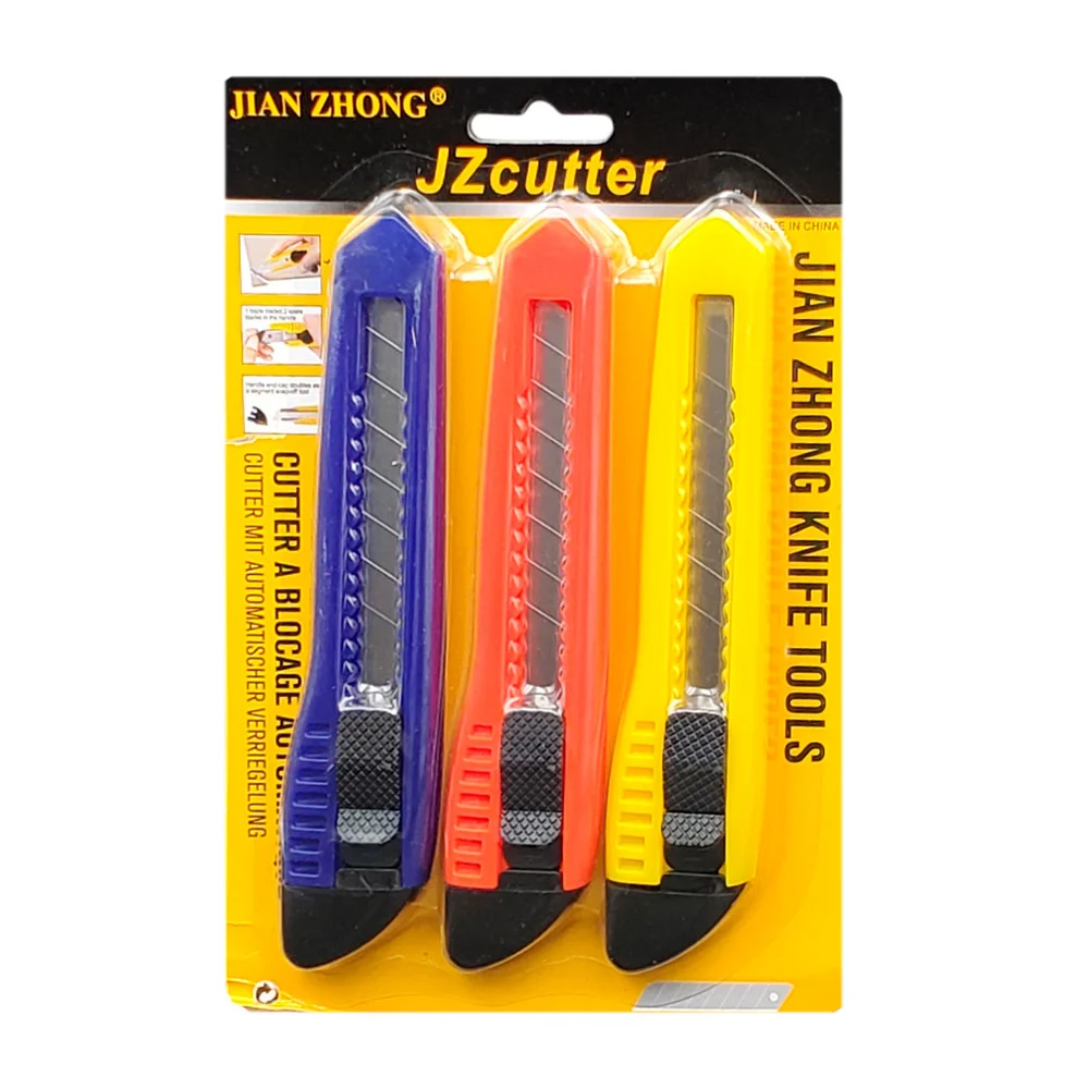 Blíster con 3 cutters grandes, 16cm, variedad de colores / jz cutter …