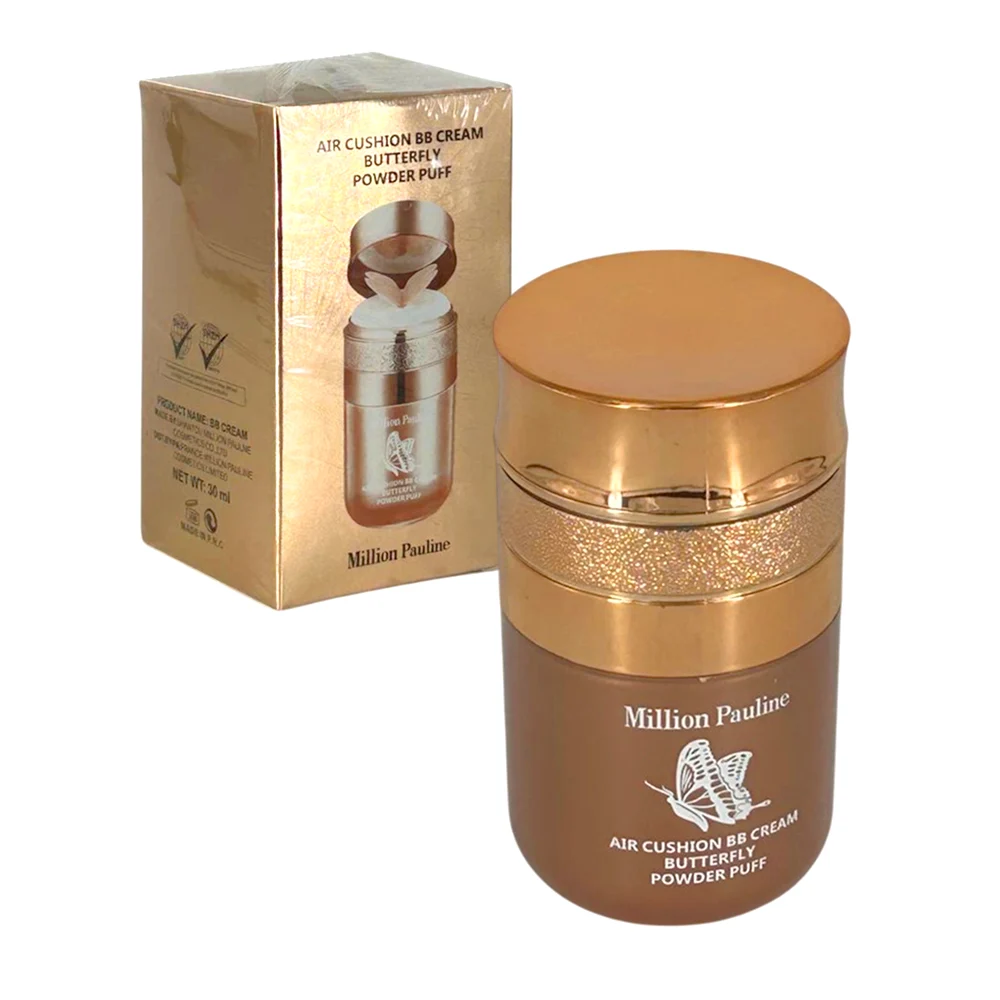 Crema bb base hidratante de maquillaje con espejo, 30ml + cojín de ai…