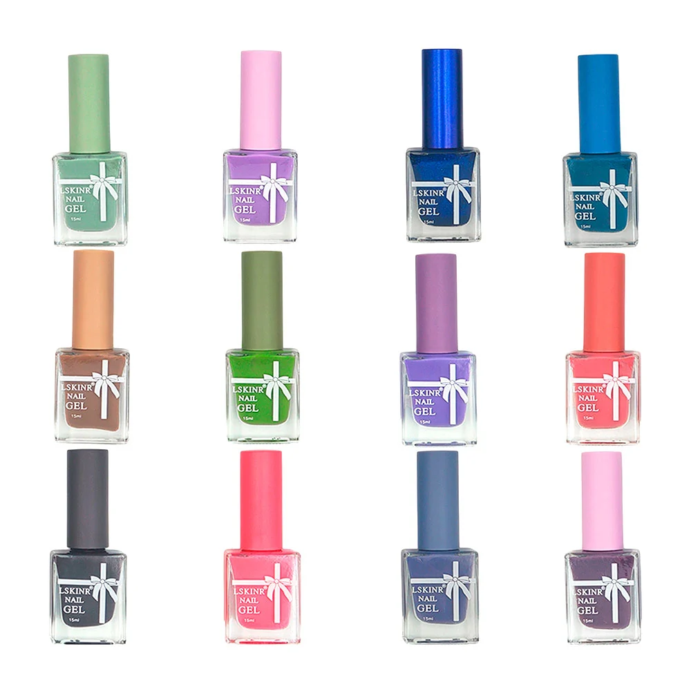 Esmalte para uñas, en tono matte o metálico de 15 ml, variedad de col…
