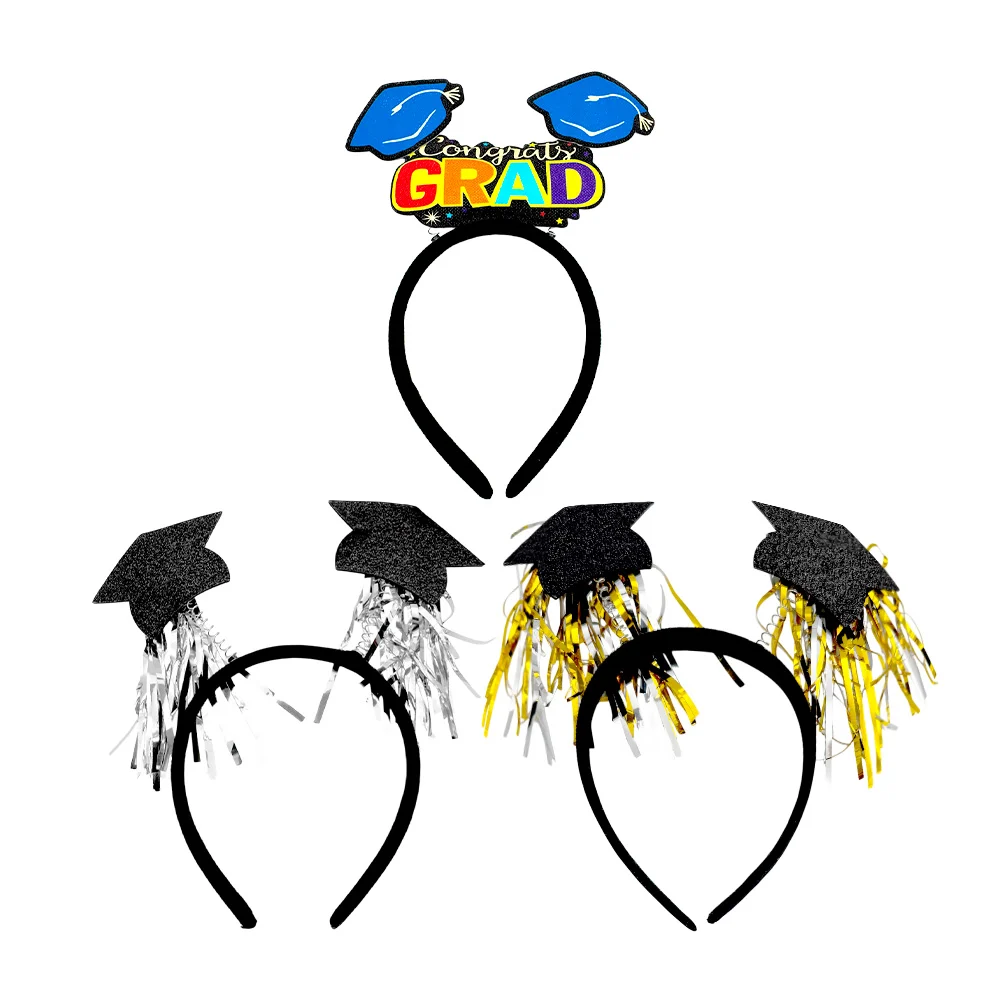 1pza Diadema decorativa con resortes y temática de graduación / congr…