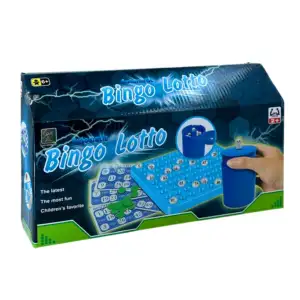 Juego tradicional de mesa pequeño, bingo lotto automático, 139 pzas /…