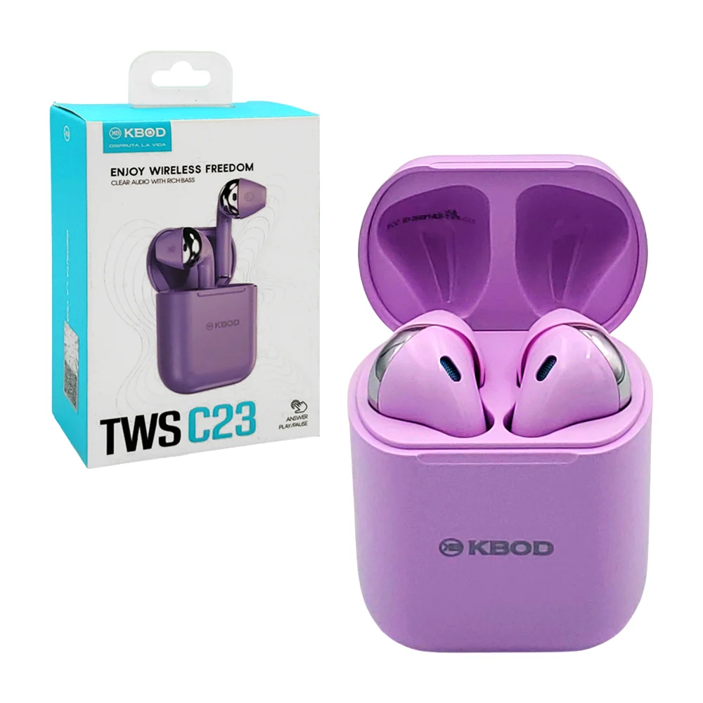 1pza Audífonos / auriculares inalámbricos, de tipo earphones, con est…